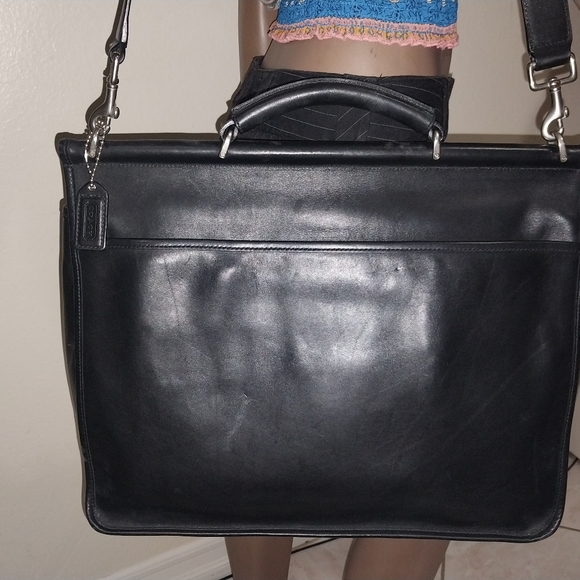 Coach Beekman Messenger Crossbody Leather Briefcase # 6456 $$$ 100.00 SALE - Picture 5 of 16